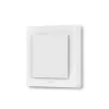 Light Switch H2 EU egy áramkörös, két gombos okos Zigbee + Thread villanykapcsoló, fehér / szürke