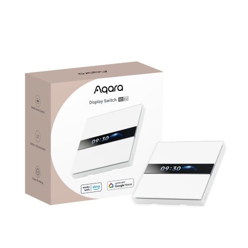Aqara V1 Display Switch - okos villanykapcsoló LCD kijelzővel