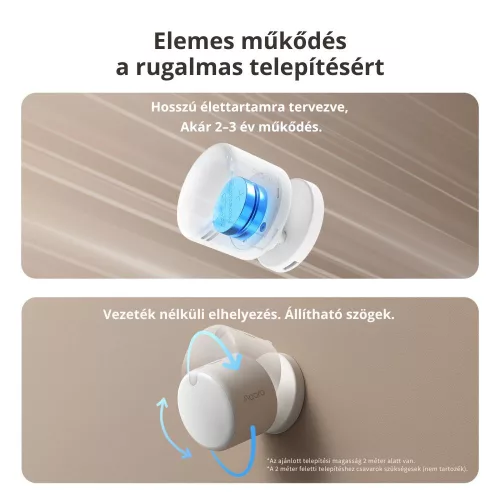Aqara Presence Multi-Sensor FP300 – Jelenlét, Fény, Hő és Páratartalom érzékelő