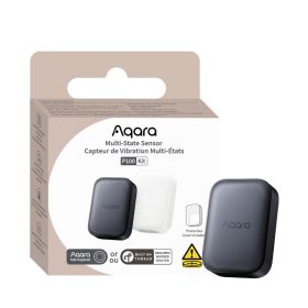   Aqara Multi-State Sensor P100  – multi szenzor: ajtó/ablak nyitás, rezgés és dőlésszög érzékelő; Zigbee+ Thread, szürke (VB-S03D)