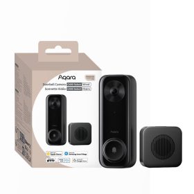   Aqara Doorbell Camera G400 Select (Wired) – okos kaputelefon, AI ember, kisállat és csomag felismeréssel, Wi-Fi 6, fekete (DB-C03D)