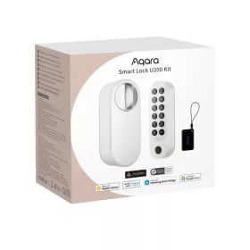  Aqara U200 Smart Lock utólag felszerelhető zárbetét, Matter kompatibilis, fehér színű