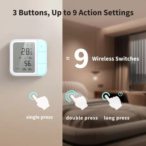 Aqara W100 okos Zigbee + Thread vezeték nélküli klíma szenzor (TH-S04D)