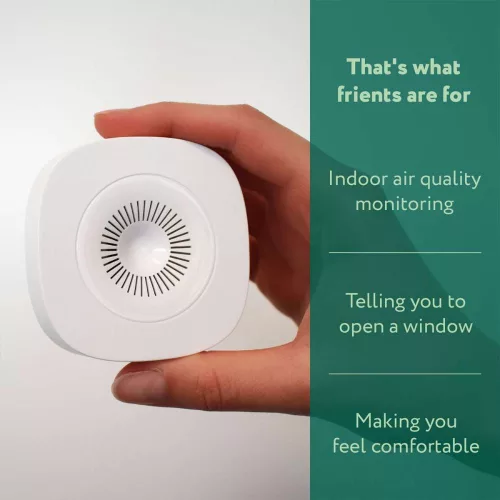 frient Air Quality Sensor – levegőminőség-, hőmérséklet- és páratartalom-érzékelő, Zigbee (AQSZB-110)
