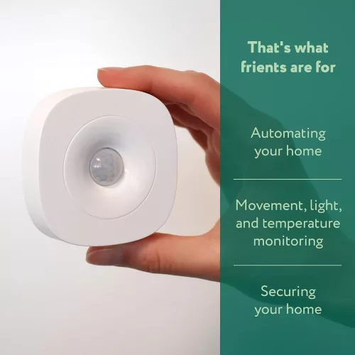 frient Motion Sensor Pro – PIR mozgás-, megvilágítás- és hőmérséklet-érzékelő, szabotázsvédelemmel, Zigbee (MOSZB-140)