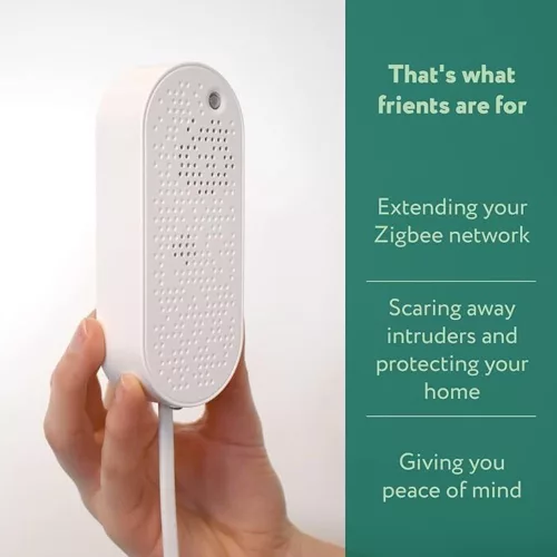 frient Smart Siren – hálózati tápellátású beltéri sziréna, 90 dB, Zigbee (SIRZB-111)