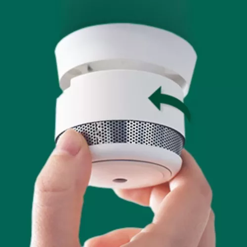 frient Intelligent Smoke Alarm – optikai füstérzékelő, hőmérővel, 85dB hangjelzéssel, Zigbee (SMSZB-120)