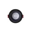 Gledopto GL-D-001P Zigbee Pro (Zigbee 3.0 + RF vevős) okos süllyesztett RGBCCT LED spot lámpa (450 lumen, IP33), fekete kerettel