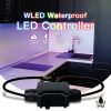 Gledopto GL-C-012WL kültéri IP65 Wi-Fi-s RGB CCT LED vezérlés, 5V-24V DC, WLED firmware-rel, mikrofonnal
