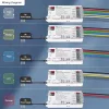 Gledopto GL-C-211WL okos WLED PWM LED szalag vezérlés analóg LED szalagokhoz (egyszínű, CCT, RGB, RGBW, RGB CCT)