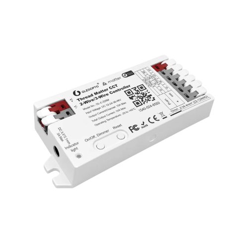 Gledopto Thread Matter CCT  –  2 és 3 vezetékes LED-szalag vezérlő (GL-C-226M)