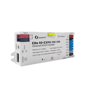   Gledopto Elite 4D-EXMU Advanced WLED Controller – négy csatornás RGBIC LED vezérlő, mikrofonnal, USB-C, ESP32, Wi-Fi, Ethernet (GL-C-618WL)