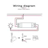 Gledopto GL-DR-001Z Tuya Zigbee 16A DIN-sínre szerelhető fogyasztásmérős relémodul