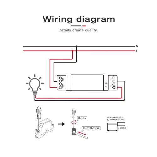 Gledopto GL-DR-001Z Tuya Zigbee 16A DIN-sínre szerelhető fogyasztásmérős relémodul