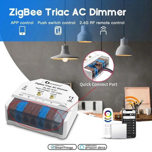 Gledopto GL-SD-301P ultra mini dimmer modul, Zigbee Pro (Zigbee 3.0 + RF)