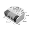 Gledopto AC RF Remote Control – Kapcsoló mögé építhető négy csatornás RF (2.4 GHz) távirányító (GL-RC-311)