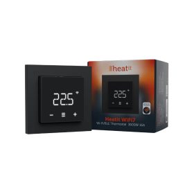   HeatIt WIFI7 – termosztát, Wi-Fi, Bluetooth, fekete (5430546)