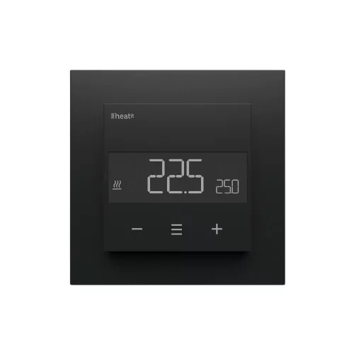 HeatIt Z-TRM6 okos termosztát, Z-Wave 800 verzió (matt fekete)