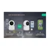 Nous W2 okos Tuya Wi-Fi PTZ (forgatható) IP kamera, 2MP