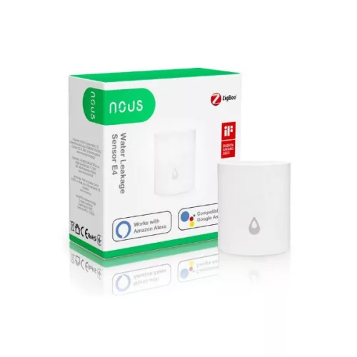 Nous E4 okos Tuya Zigbee vízszivárgás / csőtörés érzékelő