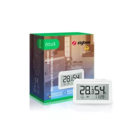   Nous E6 okos Tuya Zigbee vezeték nélküli hőmérséklet és páratartalom érzékelő, LCD kijelzővel
