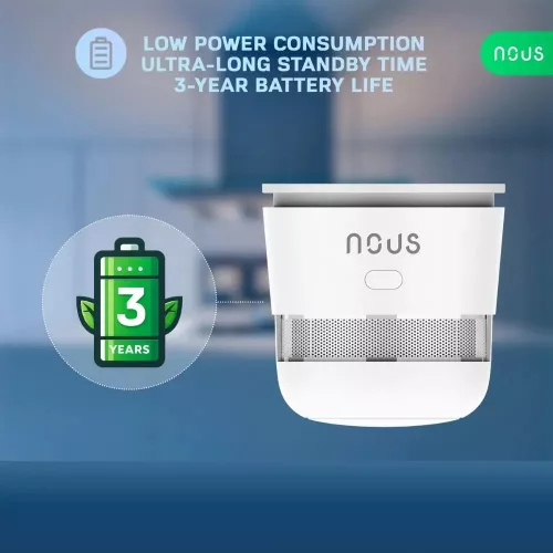 Nous E8 Tuya Zigbee okos füstérzékelő