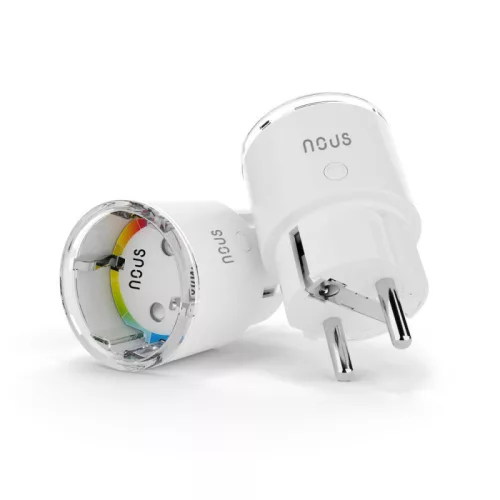 Nous A1T – okoskonnektor, fogyasztásmérős, 10A/2400W, Tuya Wi-Fi, Tasmota firmware