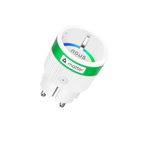 Nous A8M Wi-Fi-s fogyasztásmérős okoskonnektor, Tuya és Matter kompatibilis (16A)