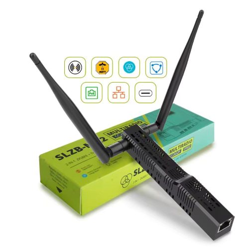 SMLIGHT SLZB-MR2 Zigbee Thread Ethernet PoE LAN USB WiFi adapter, CC2674P10