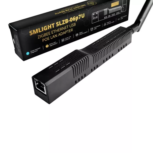 SMLIGHT SLZB-06P7U – Zigbee, Ethernet, PoE, USB, Wi-Fi adapter (CC2652P7)