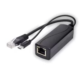   SMLIGHT PoE splitter 100Mb –  PoE táp elosztó, Ethernet + USB-C/DC