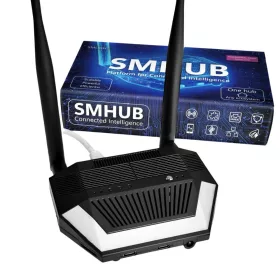   SMLIGHT SMHUB Premium Multi-Radio Hub – Zigbee, Thread, Wi-Fi, Bluetooth, Z-Wave, 4G/LTE, IR, Ethernet, Matter (P10+MG24)