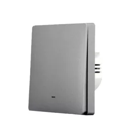   SmartWise B61 UNI Zigbee 3.0 + RF, univerzális bekötésű, 1 áramkörös, fizikai nyomógombos okos villanykapcsoló, szürke