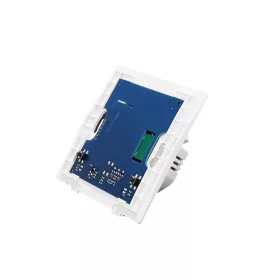   SmartWise B62 UNI Wi-Fi + eWeLink-Remote, univerzális bekötésű, 2 áramkörös, fizikai nyomógombos okos villanykapcsoló, ELŐLAP NÉLKÜL