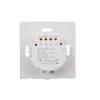 SmartWise B63 UNI Zigbee 3.0 + RF, univerzális bekötésű, 3 áramkörös, fizikai nyomógombos okos villanykapcsoló, ELŐLAP NÉLKÜL