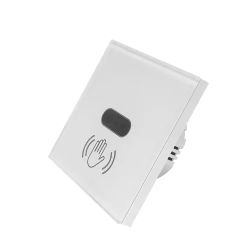 SmartWise érintésmentes / gesztusvezérléses okos Wi-Fi-s fali villanykapcsoló (eWeLink app)