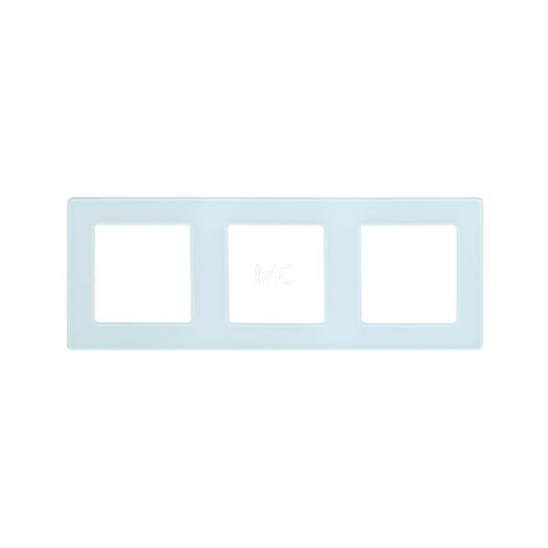 SmartWise 3-as sorolókeret, üveg előlapos (fehér), S1W konnektorhoz