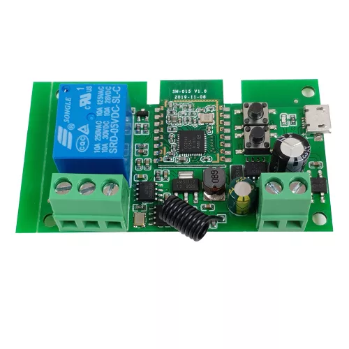 SmartWise 5V-32V egy áramkörös, Zigbee + RF NO/NC okosrelé