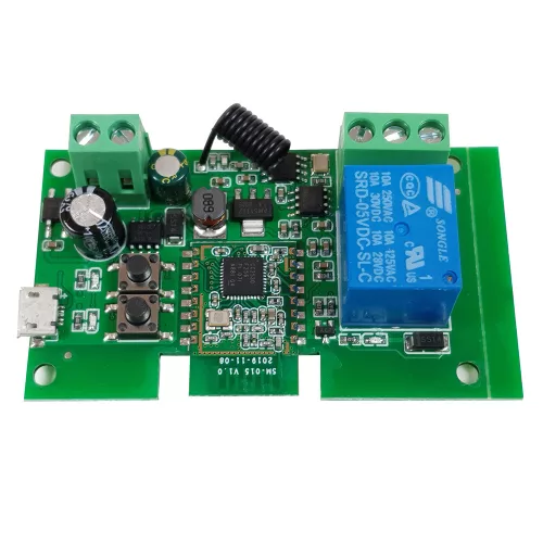 SmartWise 5V-32V egy áramkörös, Zigbee + RF NO/NC okosrelé