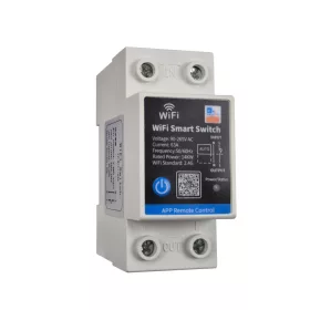   SmartWise DIN-63A DIN-sínre szerelhető, eWeLink app kompatibilis, Wi-Fi + eWeLink-Remote okos relé (63A)