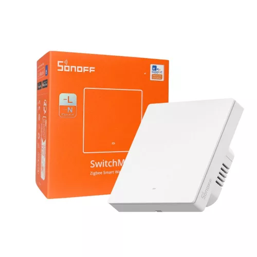 Sonoff SwitchMan M5 Zigbee 1 áramkörös, okos villanykapcsoló, fehér (ZBM5-1C-86W)