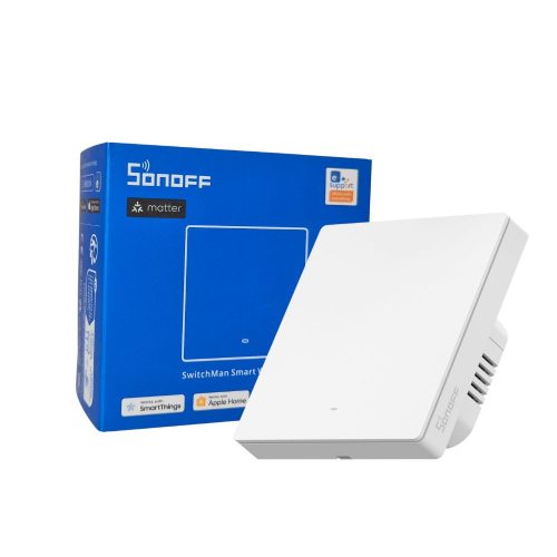 Sonoff SwitchMan M5 Wi-Fi / Matter 1 áramkörös, okos villanykapcsoló, fehér (M5-1C-86W)