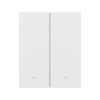Sonoff SwitchMan M5 Zigbee 2 áramkörös, sorolható okos villanykapcsoló, fehér (ZBM5-2C-80W)