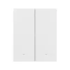 Sonoff SwitchMan M5 – 2 áramkörös, sorolható villanykapcsoló, Wi-Fi, Matter, fehér (M5-2C-80W)