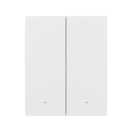 Sonoff SwitchMan M5 – 2 áramkörös, sorolható villanykapcsoló, Wi-Fi, Matter, fehér (M5-2C-80W)