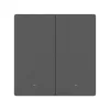 Sonoff SwitchMan M5 – 2 áramkörös villanykapcsoló, Wi-Fi, Matter, (ÚJ) szürke (M5-2C-86M)