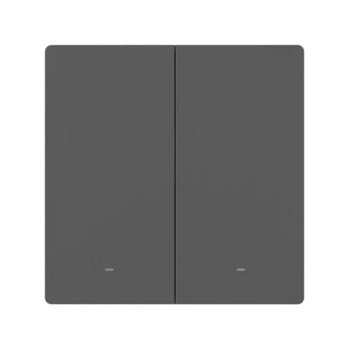 Sonoff SwitchMan M5 – 2 áramkörös villanykapcsoló, Wi-Fi, Matter, (ÚJ) szürke (M5-2C-86M)