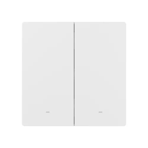 Sonoff SwitchMan M5 – 2 áramkörös villanykapcsoló, Wi-Fi, Matter, fehér (M5-2C-86W)