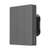 Sonoff SwitchMan M5 – 3 áramkörös, sorolható villanykapcsoló, Wi-Fi, Matter, (ÚJ) szürke (M5-3C-80M)