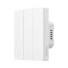 Sonoff SwitchMan M5 Zigbee 3 áramkörös, sorolható okos villanykapcsoló, fehér (ZBM5-3C-80W)